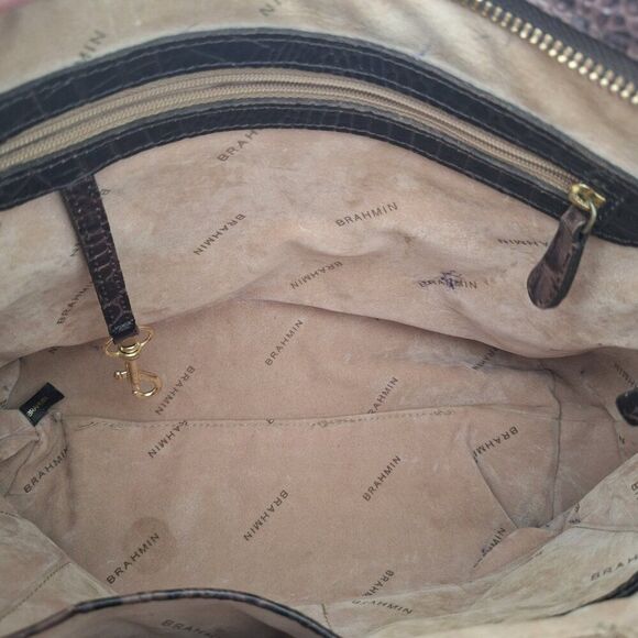 Brahmin Brown Leather crossbody bag - Picture 7 of 11